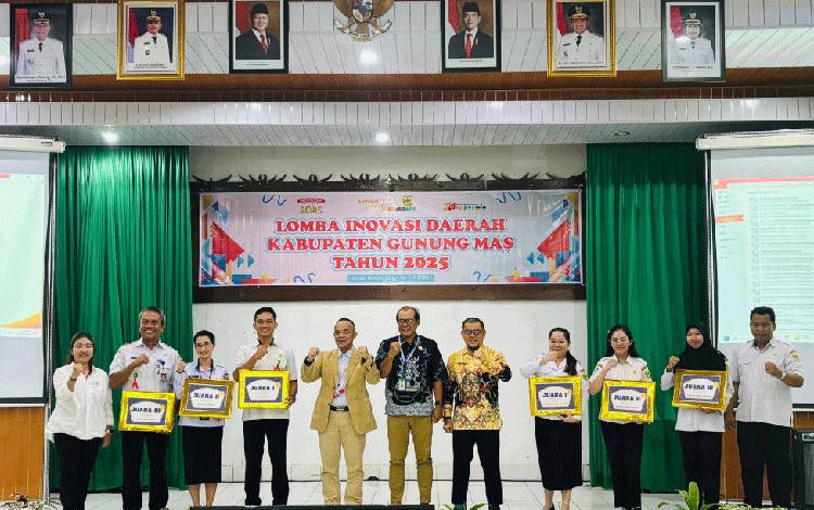 Puskesmas Kurun dan Setda Gunung Mas Juara I Lomba Inovasi Daerah