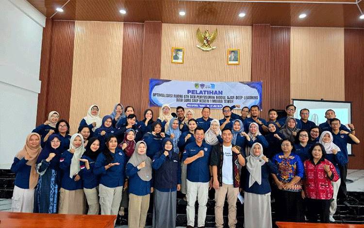 SMPN 1 Muara Teweh Gelar Pelatihan OR-GTK dan Modul Ajar Berbasis Deep Learning Bagi Guru