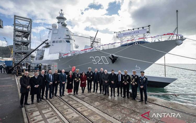KRI Brawijaya Buatan Italia Singgah di Jakarta Sebelum ke Koarmada II
