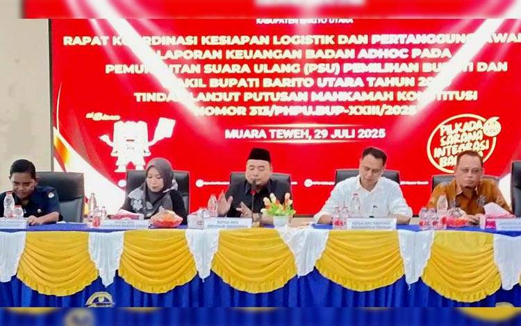 Berkunjung ke Muara Teweh, Ketua KPU RI Sebut Persiapan PSU Barito Utara 99 Persen