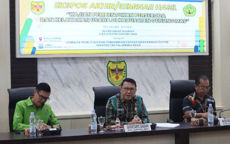Sekda Gumas: Perseroda Diharapkan Bisa Meningkatkan Perekonomian Lokal