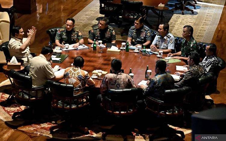 Presiden Beri Arahan ke Kemhan, TNI Antisipasi Gejolak Global
