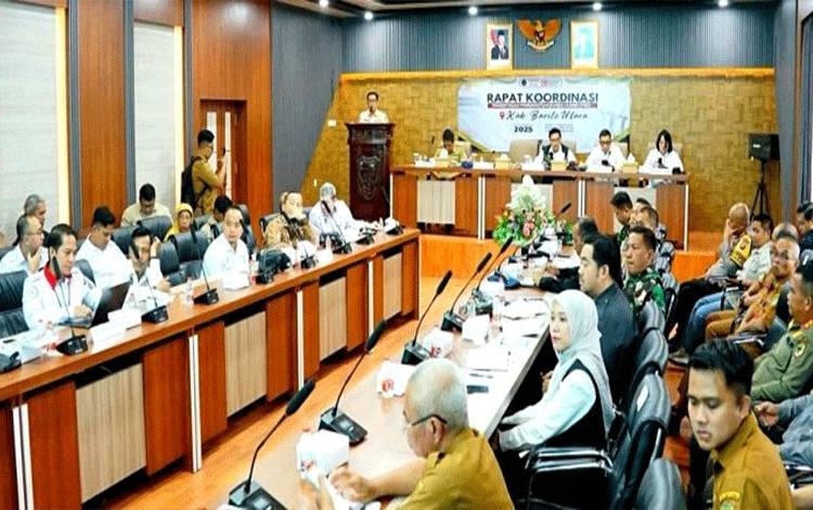 Pj Bupati Barut Sebut Koordinasi Lintas Sektor Kunci Kesuksesan PSU