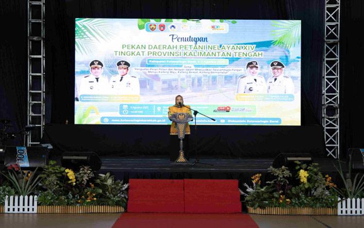 Penutupan Pekan Daerah Petani Nelayan XIV Tingkat Provinsi Kalteng 2025
