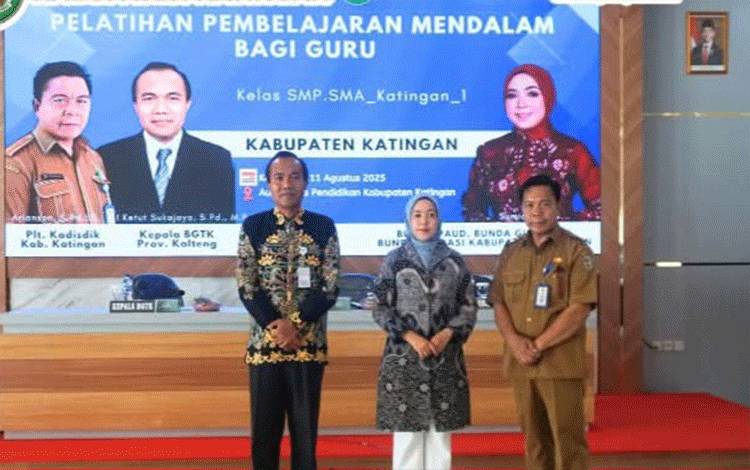 Pemkab Katingan Gelar Pelatihan Pembelajaran Mendalam Bagi Guru SMP dan SMA