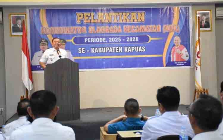 Pengurus KOK Kapuas Dilantik, Diharapkan Jadi Ujung Tombak Pembinaan Atlet