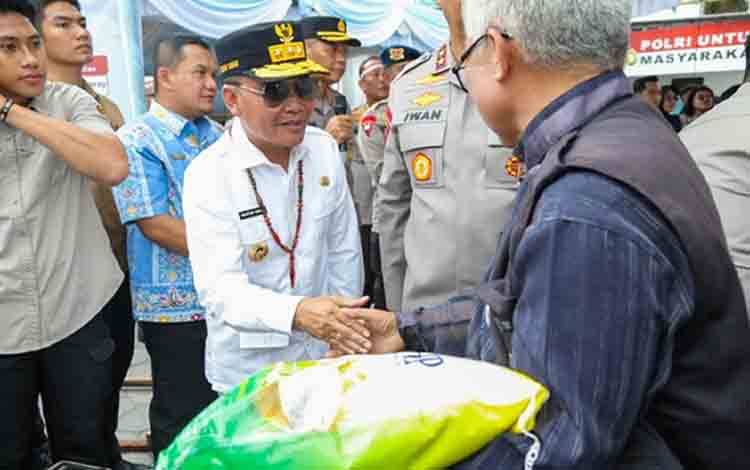 Gubernur Kalteng Apresiasi Gerakan Pangan Murah Polri