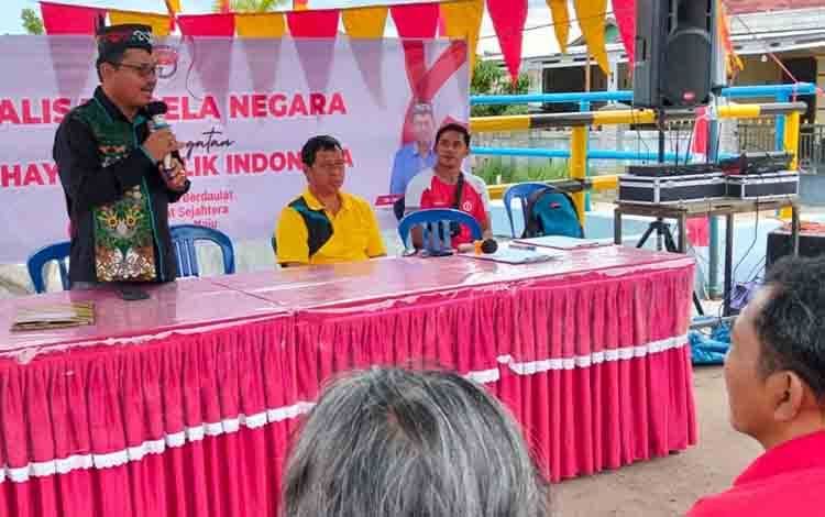FBN Kota Palangka Raya Gelar Sosialisasi Bela Negara di RW 06 Bukit Tunggal