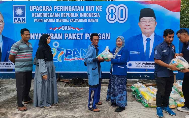 PAN Kalteng Bagikan 2.700 Paket Sembako untuk Masyarakat dalam Rangka HUT ke-80 RI