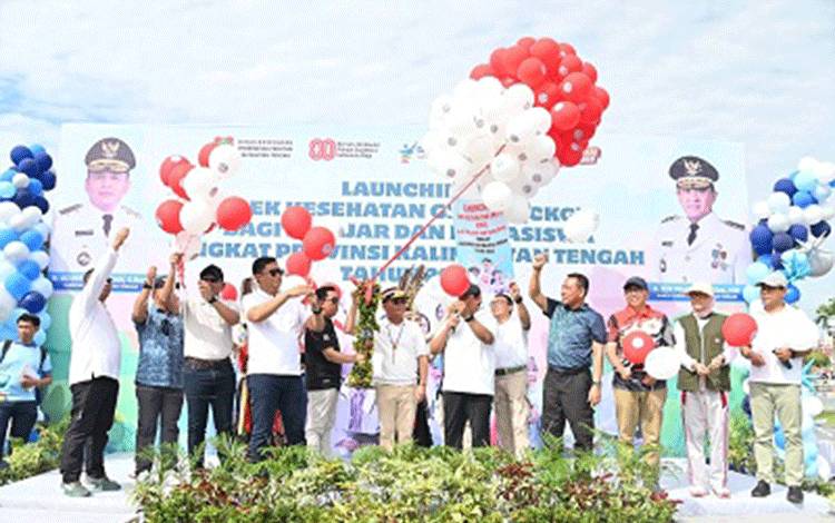Gubernur Kalteng Luncurkan Cek Kesehatan Gratis Bagi Pelajar dan Mahasiswa