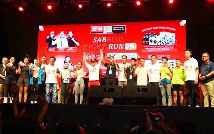 Sabrun Night Run 8K Wujud Kebersaman Sportifitas dan Sukacita