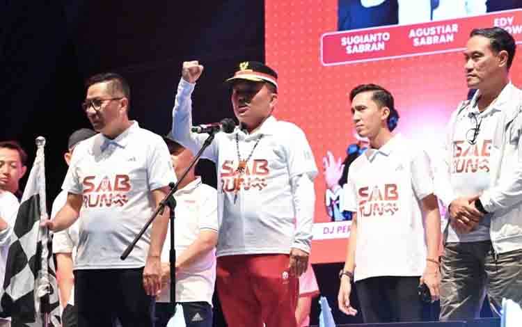 Agustiar Harap Sab-Run Jadi Budaya Olahraga Masyarakat Kalteng