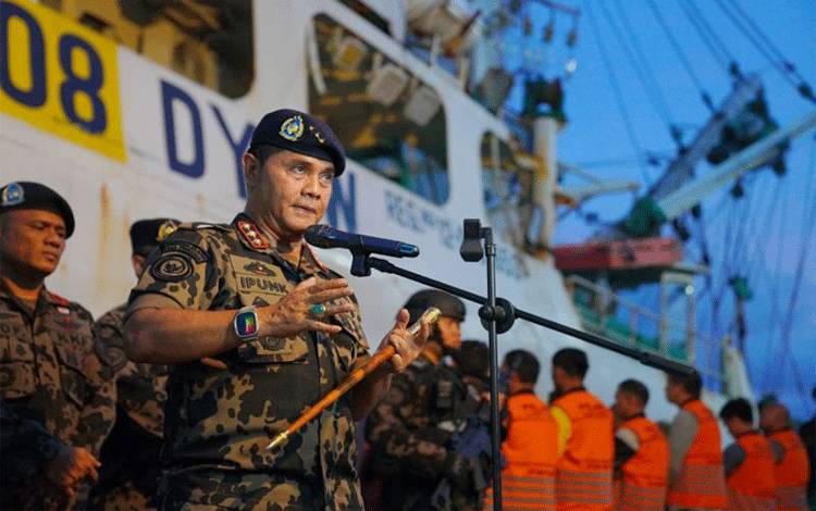 KKP Tangkap Kapal Ikan Ilegal Filipina di Samudera Pasifik