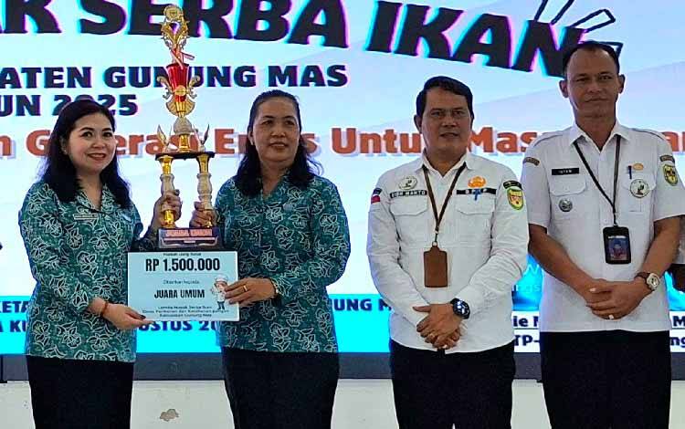 Jadi Juara Umum, Ini yang Dimasak TP PKK Kurun di Lomba Masak Serba Ikan Tingkat Gunung Mas 2025