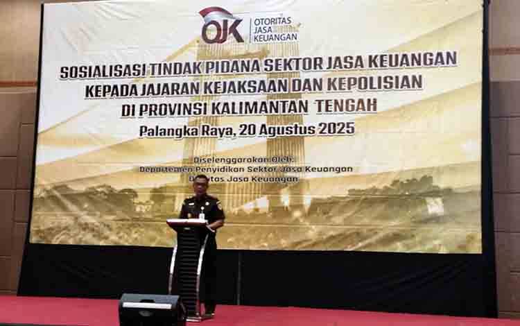 Kejati Kalteng Dorong Sinkronisasi Penegakan Hukum di Sektor Keuangan
