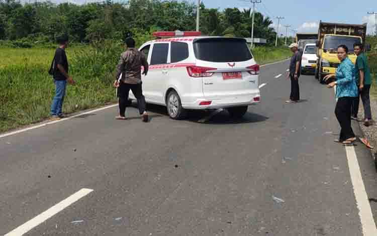 Dua Motor Vario Bertabrakan di Jalan Pemuda Kapuas, Satu Pelajar SMA Luka Parah