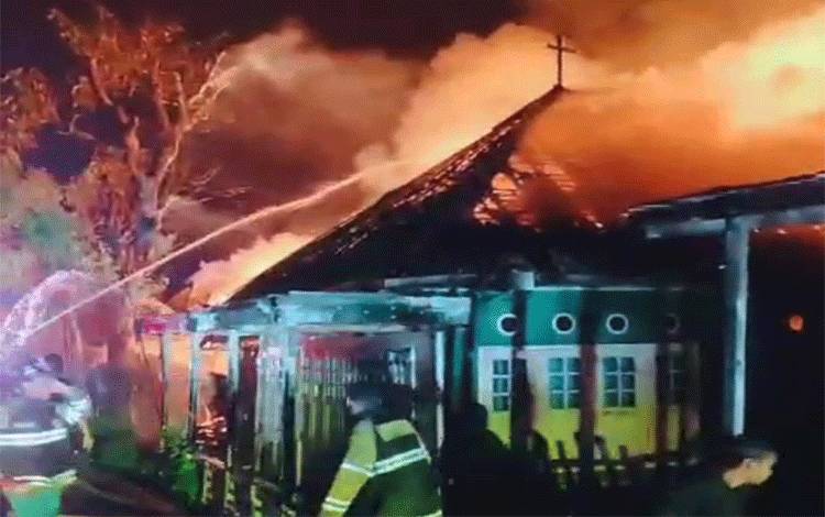 Tiga Rumah di Alalak Batola Hangus Terbakar