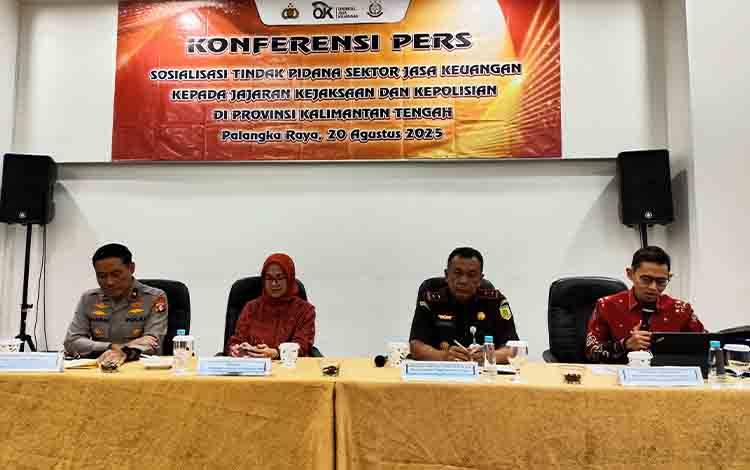 OJK Kalteng Gelar Sosialisasi Penanganan Tindak Pidana Sektor Jasa Keuangan
