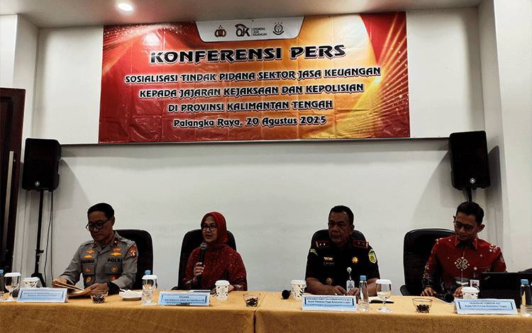 OJK Kalteng Bersama Kejaksaan dan Kepolisian Tegaskan Komitmen Tangani Kejahatan Keuangan