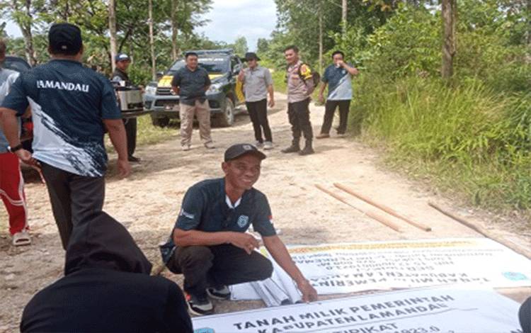 Pemkab Lamandau Amankan Aset di Bumi Perkemahan