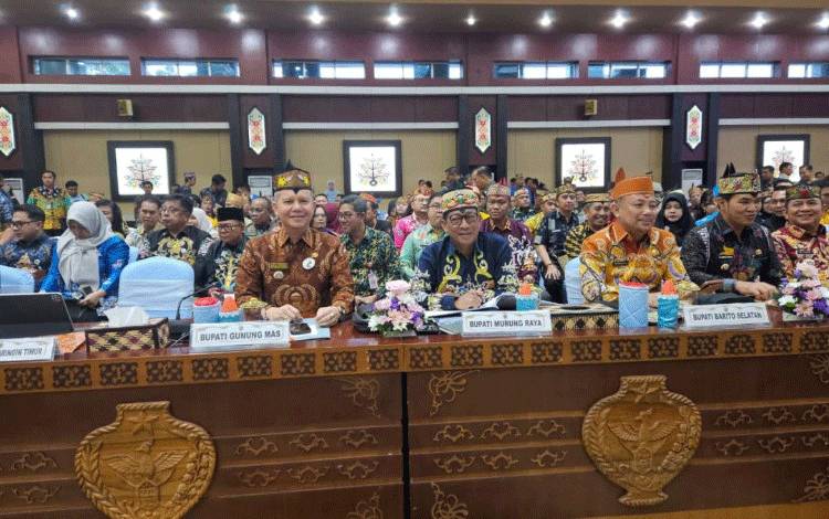 Bupati Gunung Mas Berkomitmen Dukung Langkah Strategis Pemprov Kalteng