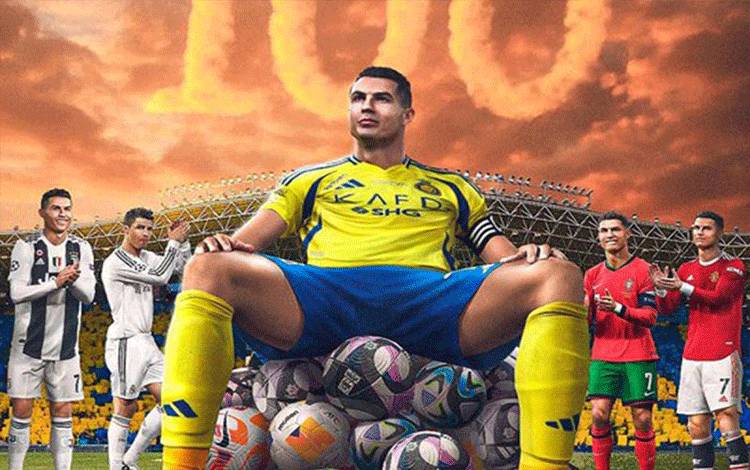 Buat Rekor Baru, Ronaldo Cetak 100 Gol di 4 Klub dan 4 Negara Berbeda