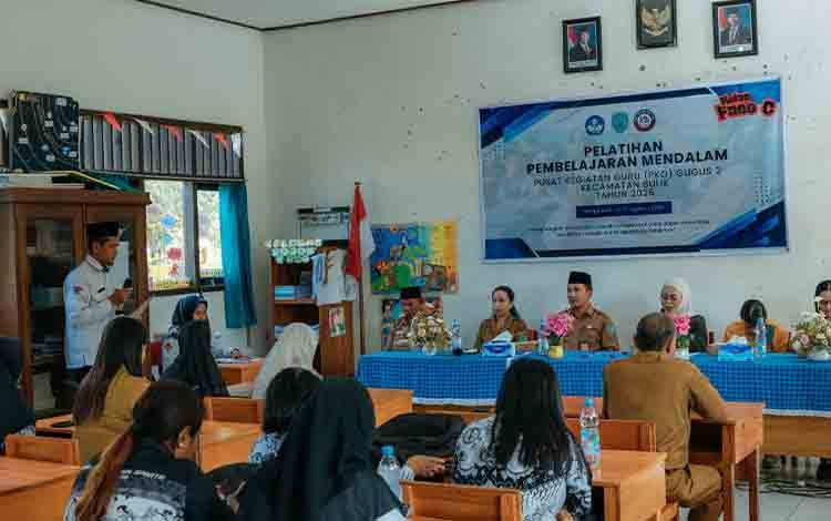 Kadisdikbud Lamandau Apresiasi Pelatihan Pembelajaran Mendalam di SDN 6 Nanga Bulik