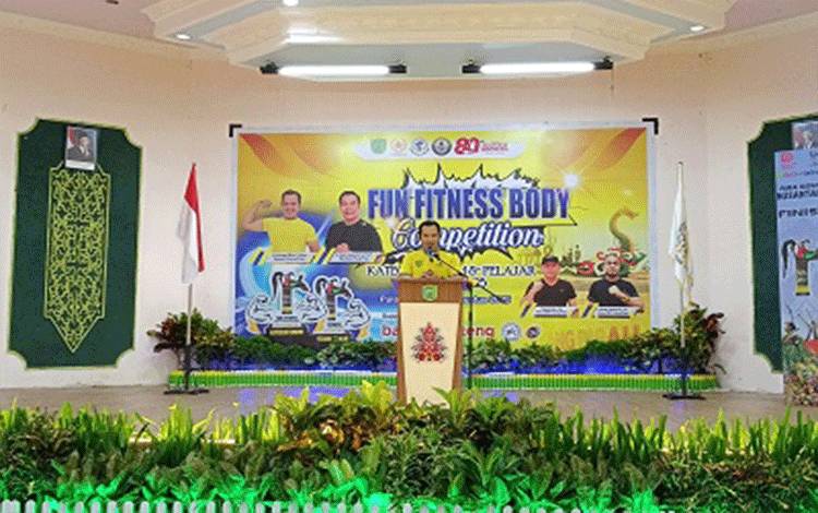 Bupati Pulpis Buka Kompetisi Fitnes, Harapkan Hal ini