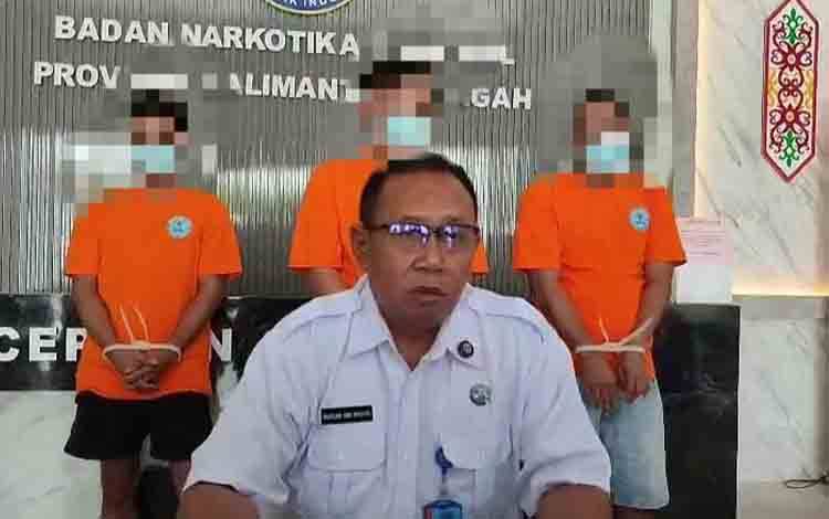 BNNP Kalteng Bongkar Jaringan Narkotika di Gunung Mas, 3 Tersangka Diamankan