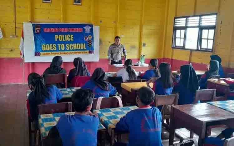 Polres Lamandau Intensifkan Edukasi Keselamatan Lalu Lintas