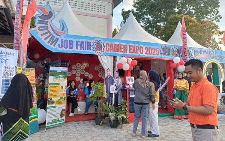 Kotim Job Fair di Sampit Trade Expo Sedot Antusias 322 Pengunjung