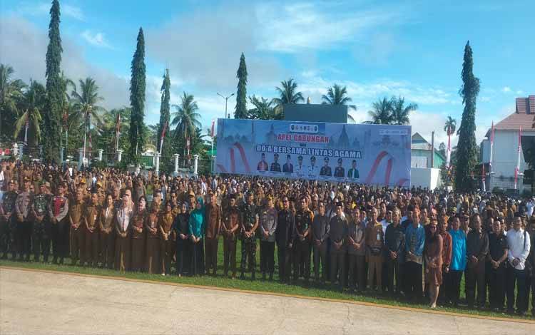 Semua Elemen Gelar Doa Bersama Lintas Agama di Barito Selatan