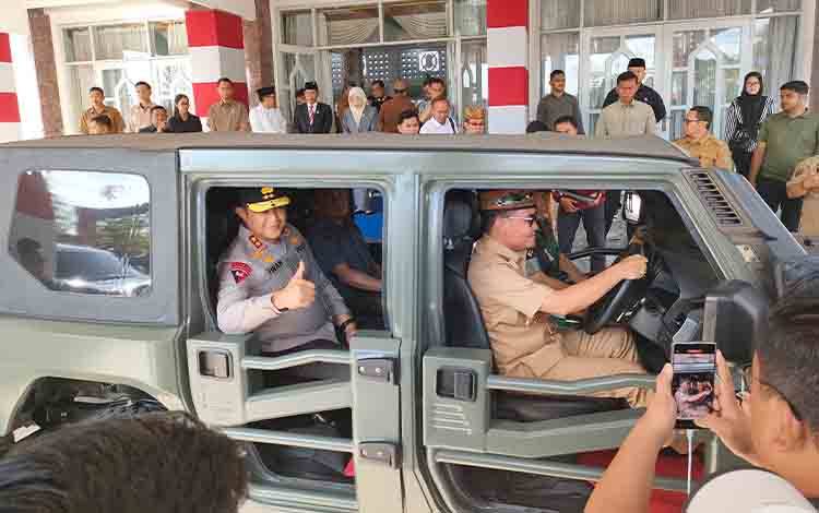 Kapolda Kalteng dan Forkopimda Gelar Patroli Bersama, Pastikan Situasi Kamtibmas Kondusif Pasca Demo