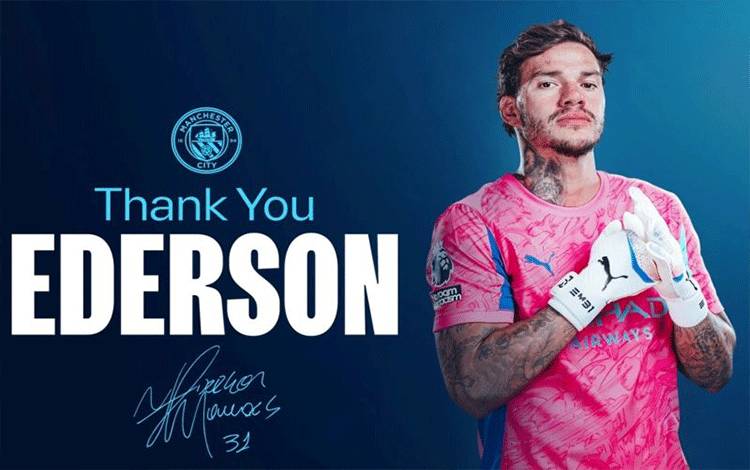 Ederson Resmi Hengkang dari Manchester City, Berlabuh ke Fenerbahce
