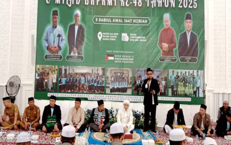 Peringati Maulid Nabi dan Milad ke 48, BKPRMI Barut Ajak Pelajar Jadi Generasi Tangguh dan Peduli Palestina