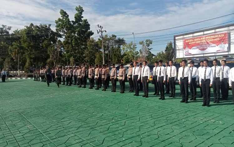 Polres Sukamara Laksanakan Apel Gelar Pasukan Operasi Aman Nusa I