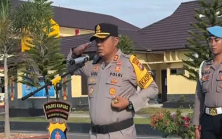 Polres Kapuas Siap Hadapi Berbagai Gangguan Keamanan Melalui Operasi Aman Nusa - I Telabang 2025