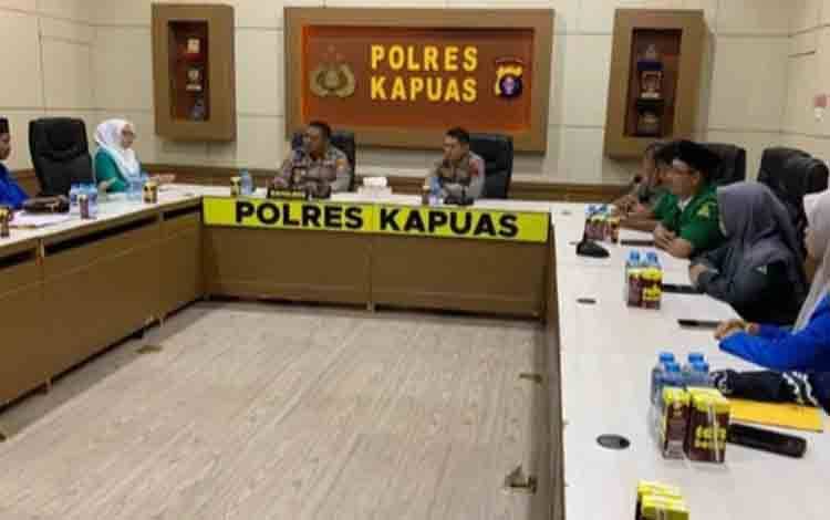 Respons Tiga Pernyataan Sikap Pemuda NU, Polres Kapuas Siap Berkolaborasi