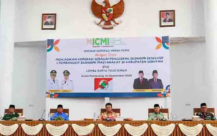 Bupati Seruyan Apresiasi Seminar dan Lomba Karya Tulis Ilmiah ICMI Orda Seruyan