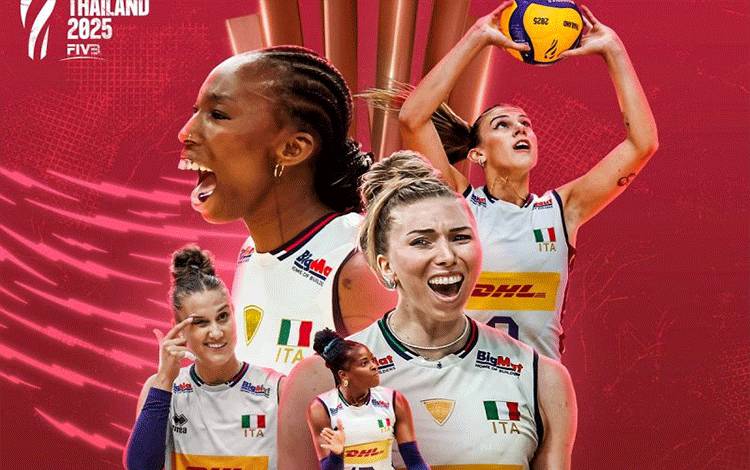 Italia Juara Dunia Voli Putri 2025