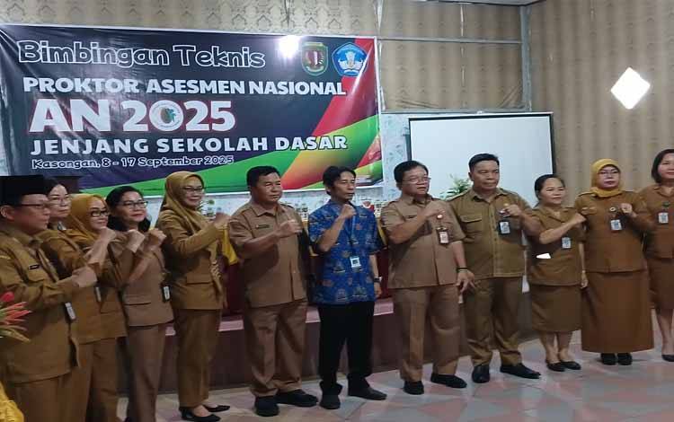Peningkatan Mutu Pendidikan, Disdik Katingan Gelar Bimtek Proktor ANBK SD 2025