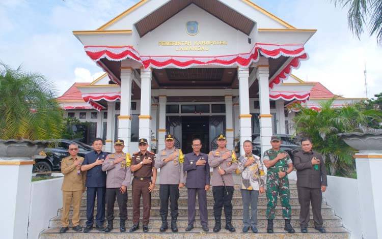 Pemkab Lamandau Gandeng TNI-Polri untuk Ketahanan Pangan: Sinergi Ditingkatkan