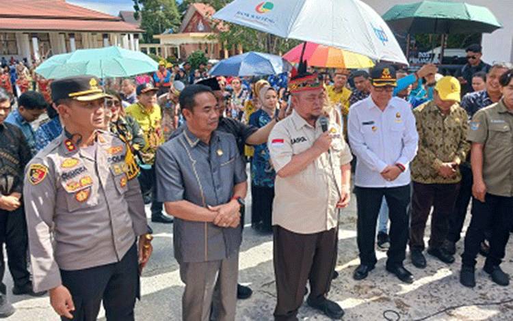 Begini Kata Bupati Katingan Terkait Kunjungan Wamendikristek