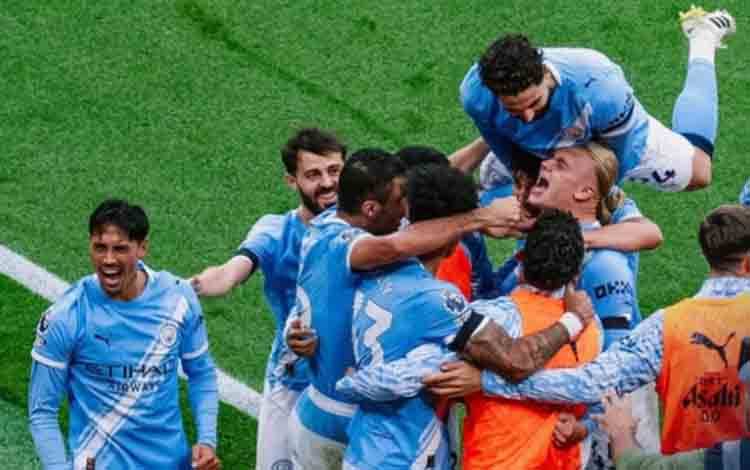Haaland Cetak Brace, Manchester City Cukur Manchester United 3-0