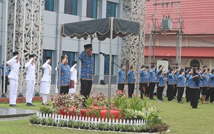 Bupati Bartim Tekankan Disiplin, Keamanan dan Sinergi Pembangunan saat Apel Kesadaran Nasional