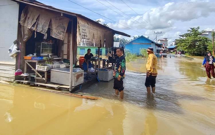 Tumbang Samba Katingan Mulai Dilanda Banjir