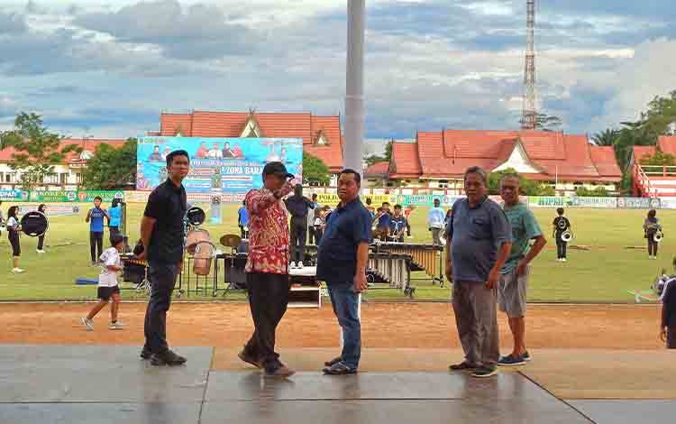 Bupati Kotim Tinjau Kesiapan Gubernur Cup Zona Barat
