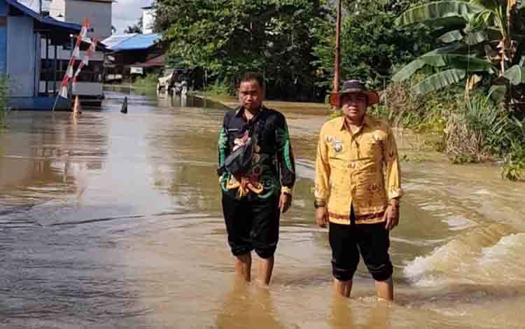 Banjir Melanda Desa Samba Bakumpai Katingan Tengah, Ratusan Rumah Terdampak