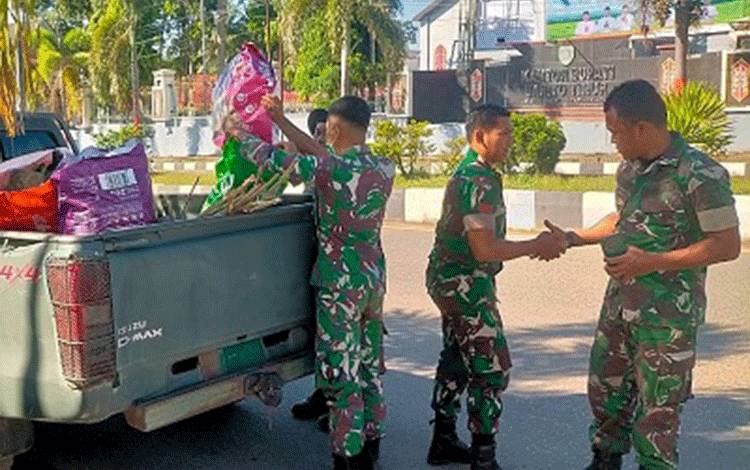 Pabung Kodim 1012 Buntok Gelar Kerja Bakti World Cleanup Day 2025