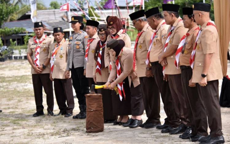 Bupati Kobar Buka Kemah Besar Pramuka Tingkat Cabang 2025